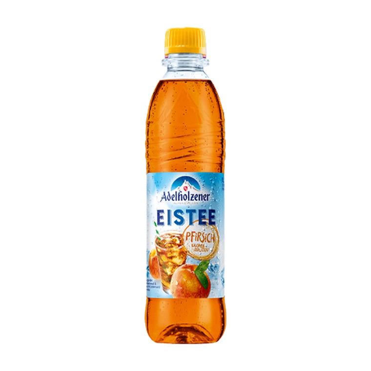 Adelholzener EISTEE Pfirsich for offices, trade fairs and events in Frankfurt Adelholzener EISTEE Pfirsich, 12 x 0,5 l, product for business delivery in Frankfurt